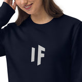 What If Embroidered Unisex eco sweatshirt