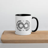 Flow State of Mind Aperture Mug with Color Inside