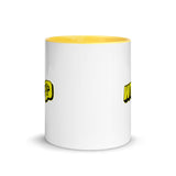 WTF!? Mug with Yellow Color Inside