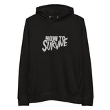 How to Survive Embroidered Unisex pullover hoodie