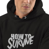 How to Survive Embroidered Unisex pullover hoodie