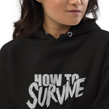 How to Survive Embroidered Unisex pullover hoodie