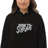 How to Survive Embroidered Unisex pullover hoodie