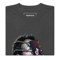 TikTok Is Dangerous | Aperture OVERSIZED faded t-shirt